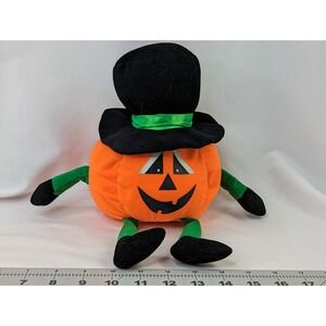 Soft Dreams Jack o Lantern Plush 12 Inch Pumpkin Orange Stuffed Animal Toy